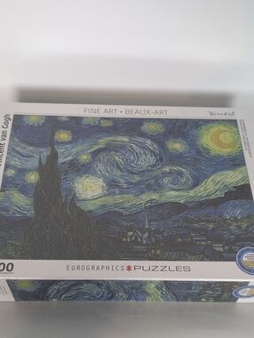 Vincent Van Gogh The Starry Night New in Box Puzzle